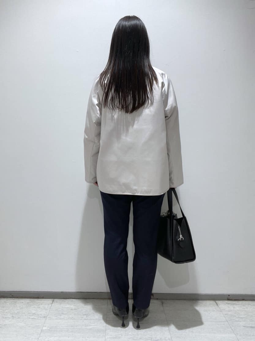 meiさんの「INDIVI｜【洗える／大人ラメ】カラーMIXボトルネックニット」を使ったコーディネート