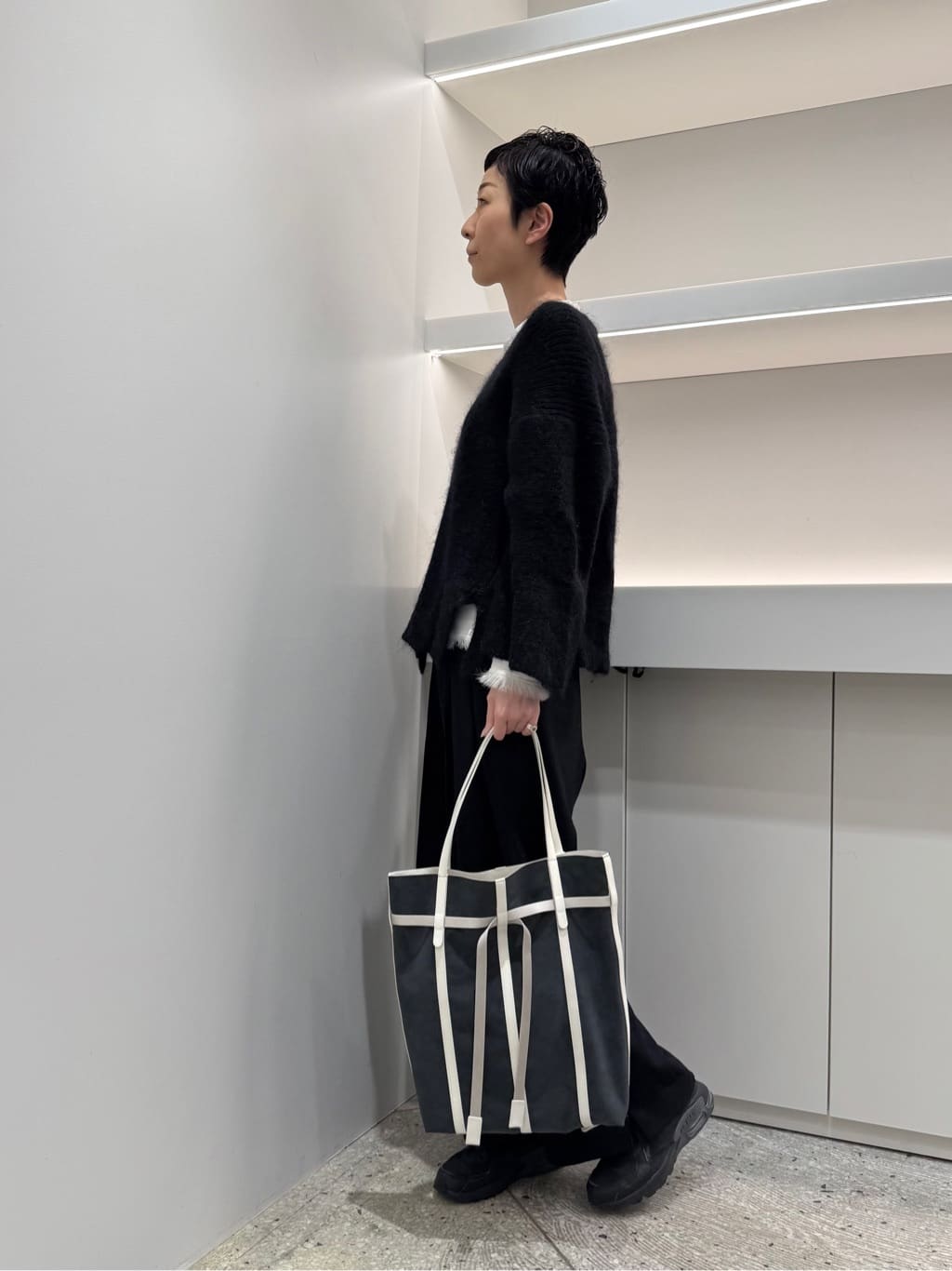 Kさんの「HIROKO HAYASHI｜PANIER CAMOSCIO（パニエ カモッショ）トートバッグ」を使ったコーディネート