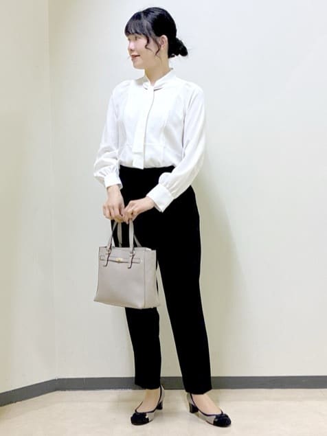  beni_gingerさんの「Reflect｜【レイヤードに◎】ボウタイブラウス」を使ったコーディネート