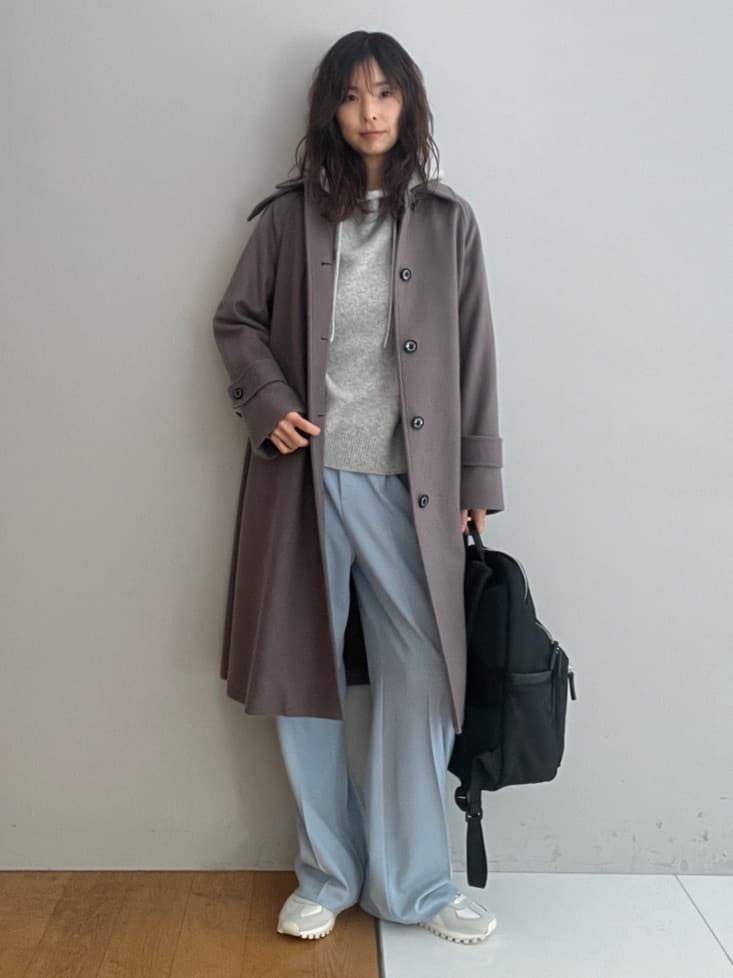 misaさんの「DRESSTERIOR｜【接触冷感/ウォッシャブル】センタープレスジョーゼットパンツ」を使ったコーディネート