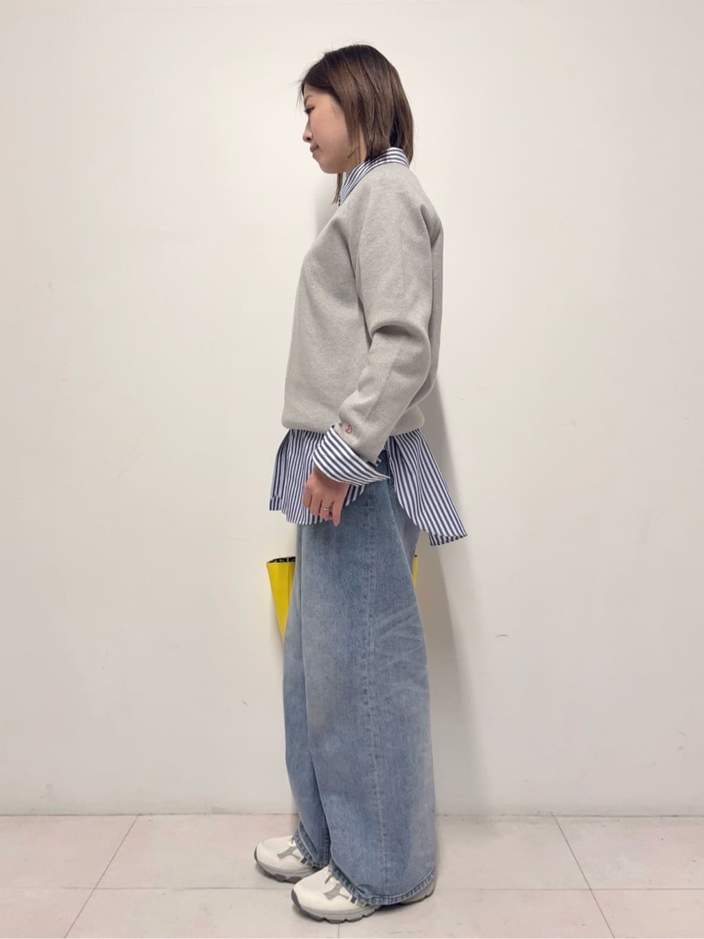 Nishijimaさんの「DRESSTERIOR｜◆ウォッシャブルコットンカシミヤプルオーバーニット」を使ったコーディネート