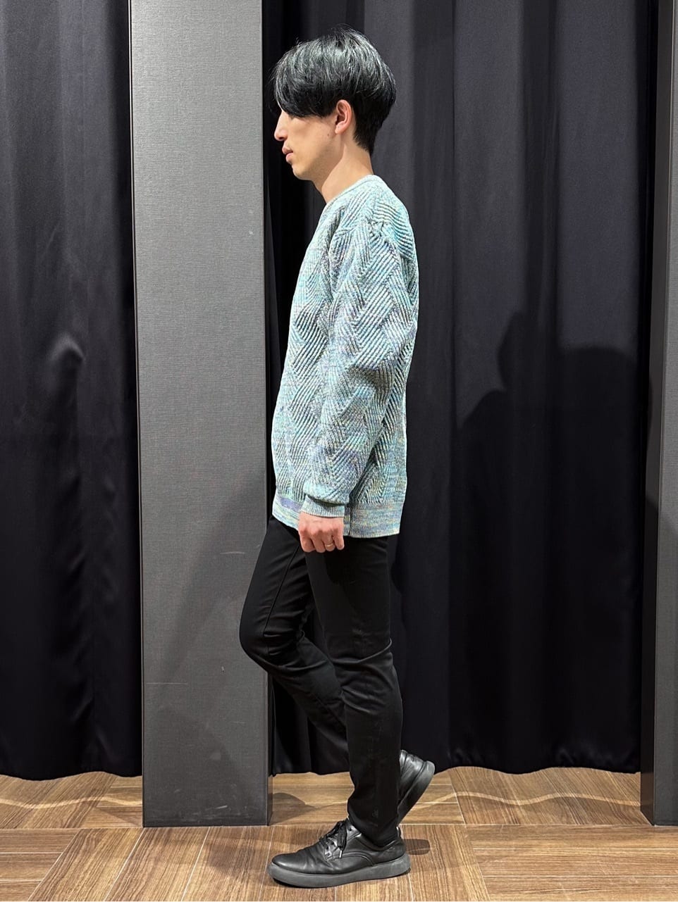 tomoyaさんの「THE SHOP TK｜【頑張りすぎないオシャレ】ミックスヤーンニット　洗濯機OK／軽量」を使ったコーディネート