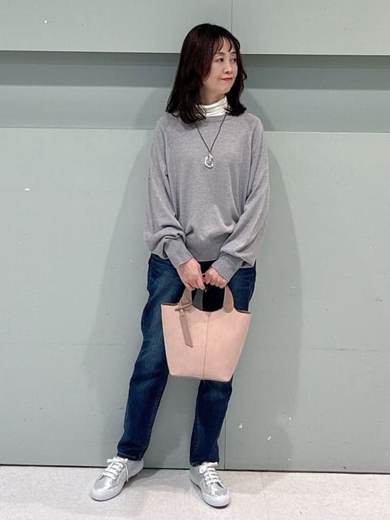 makiさんの「UNTITLED｜【着回しが効く／オンオフアウター】ウールショートコート」を使ったコーディネート