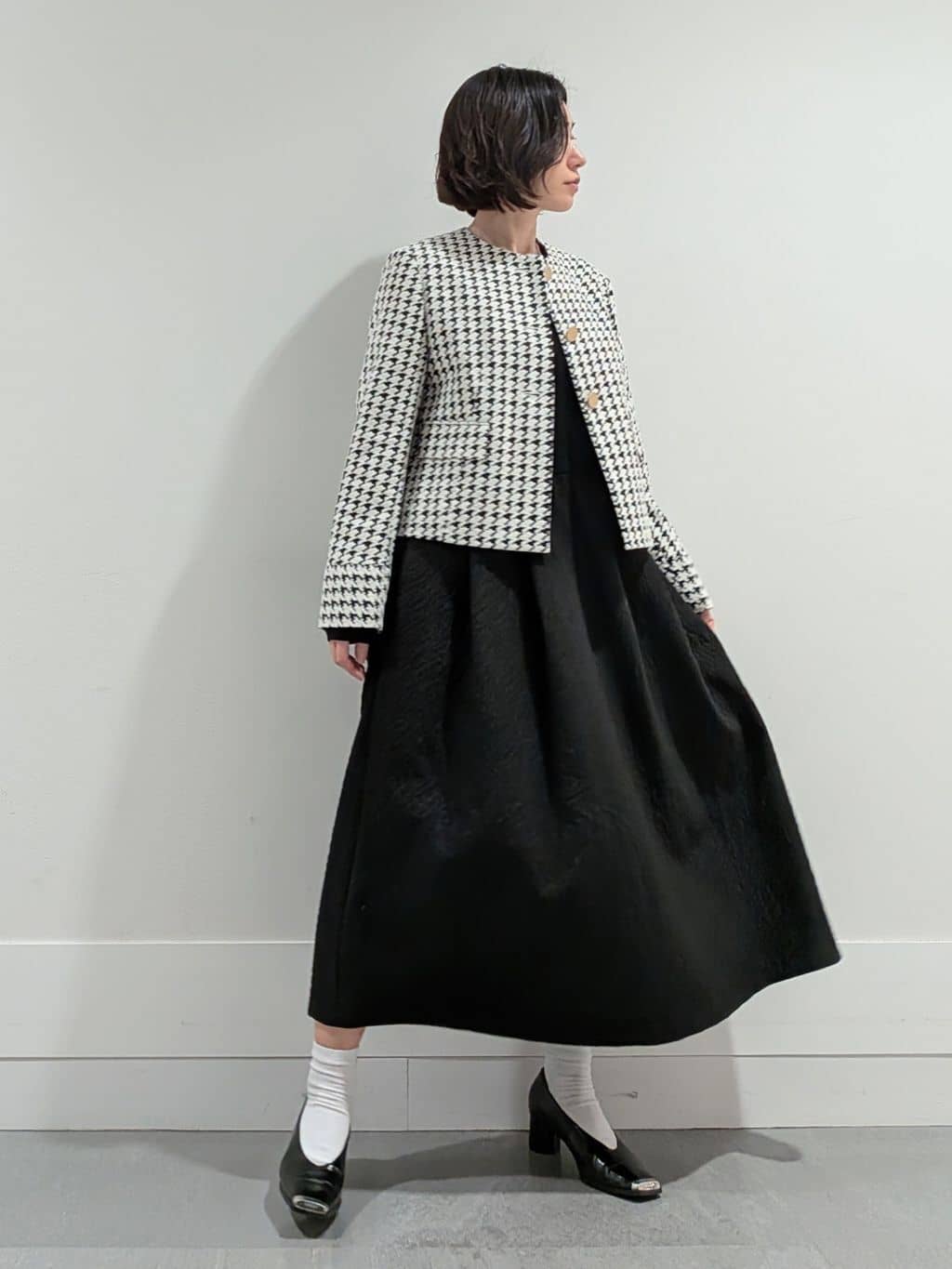 ミズタさんの「UNTITLED｜【セットアップ可能】クラシックチドリ ジャケット」を使ったコーディネート
