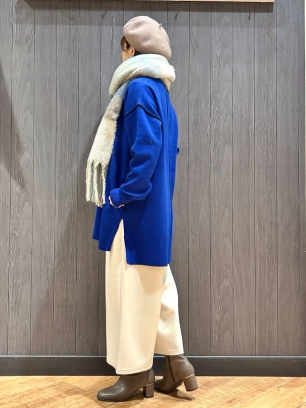 meiさんの「SHOO･LA･RUE｜【洗濯機可/毛玉レス】上品に体型カバー チュニックニットワンピース」を使ったコーディネート