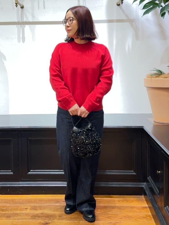 Asamiさんの「DRESSTERIOR｜◆【洗える/7色展開】ウォッシャブルコットンカシミヤニット」を使ったコーディネート