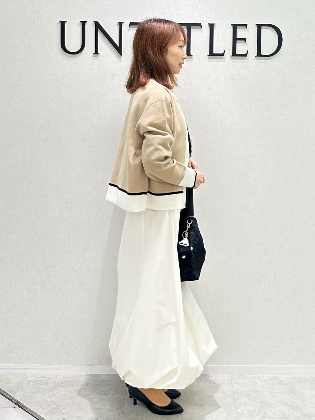 Miwaさんの「UNTITLED｜【アンサンブル可/ジャケット風】ウールミラノリブカーディガン」を使ったコーディネート