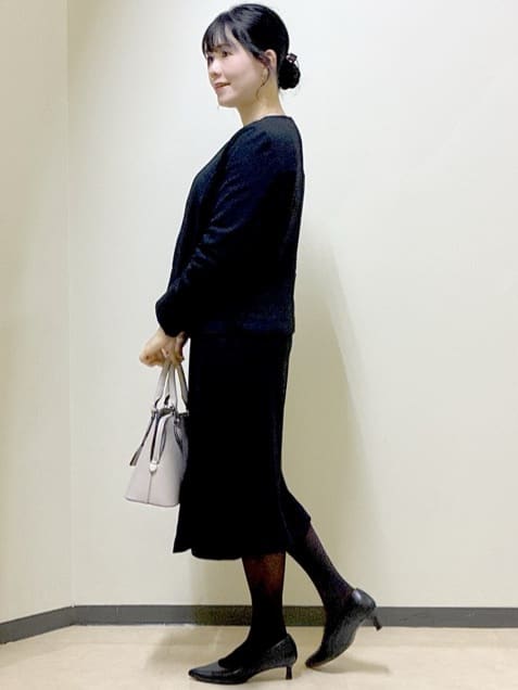  beni_gingerさんの「Reflect｜【きちんと見え／セットアップ可／通勤におすすめ◎】ペプラムプリントブラウス」を使ったコーディネート
