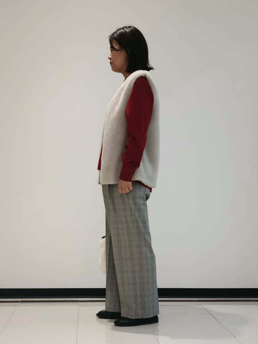 eriさんの「INDIVI｜【洗える／選べる8色】トーンアップニット」を使ったコーディネート