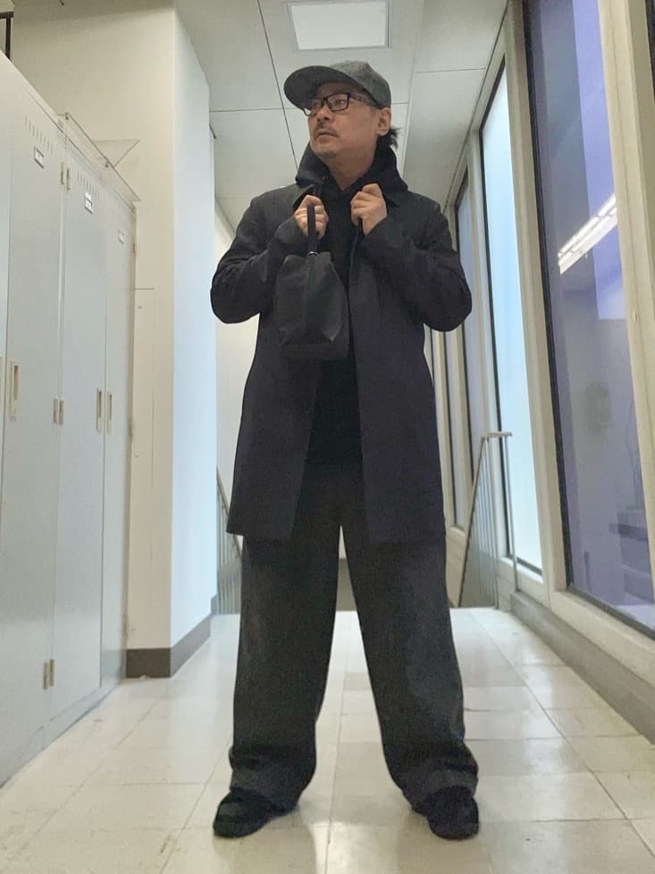 MAKOTO AIさんの「TAKEO KIKUCHI｜2WAY ショルダーバッグ&ハンギングポーチ」を使ったコーディネート