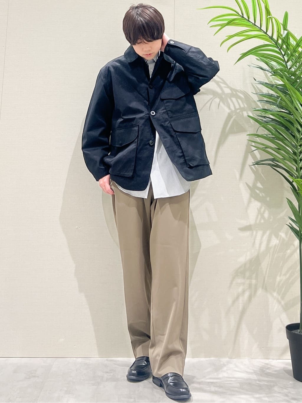 SHI-MAさんの「THE SHOP TK｜デッキブルゾン 【手洗い可/リラックスシルエット】」を使ったコーディネート
