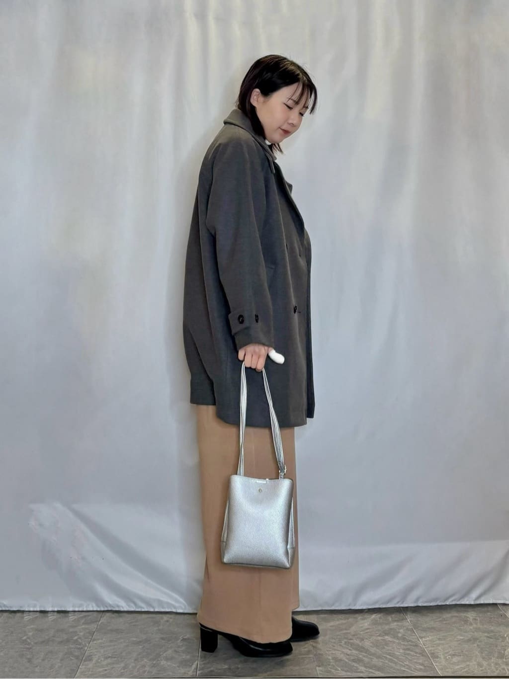 ネリさんの「SHOO･LA･RUE｜【着丈選べる/きっと虜になる】あったかもちもち ワイドパンツ」を使ったコーディネート