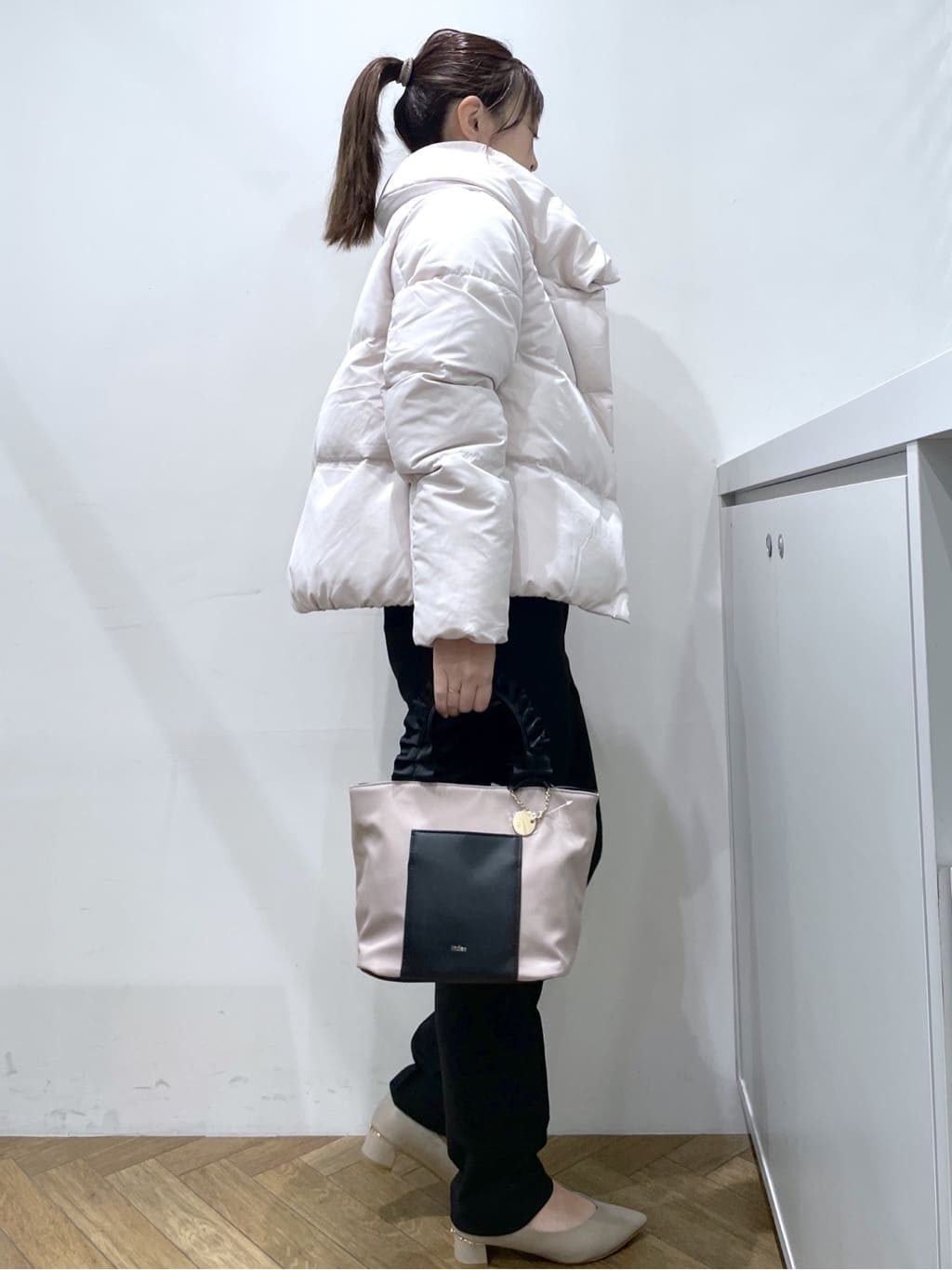 Junさんの「index｜KAWADAダウンショートコート【撥水／洗濯機OK／静電気防止裏地】《XS～LL》」を使ったコーディネート