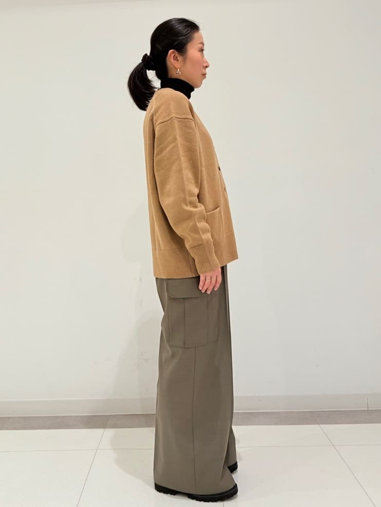 MIYAKAWAさんの「DRESSTERIOR｜レタードニットカーディガン」を使ったコーディネート