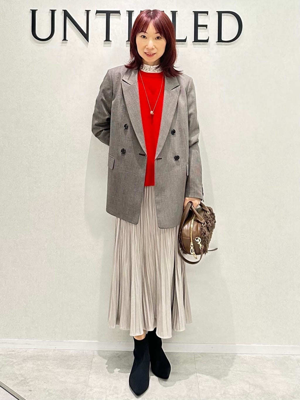 Miwaさんの「UNTITLED｜【アンサンブル可/洗える】ウールミラノリブニット」を使ったコーディネート