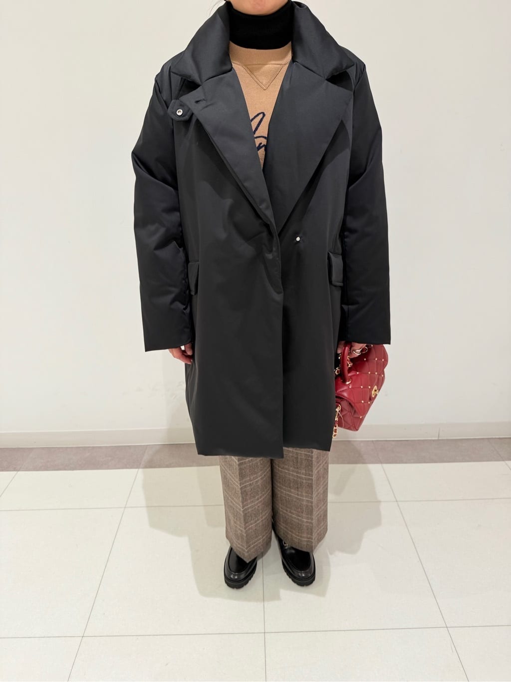 MIYAKAWAさんの「DRESSTERIOR｜キルテッドショルダーバッグ」を使ったコーディネート