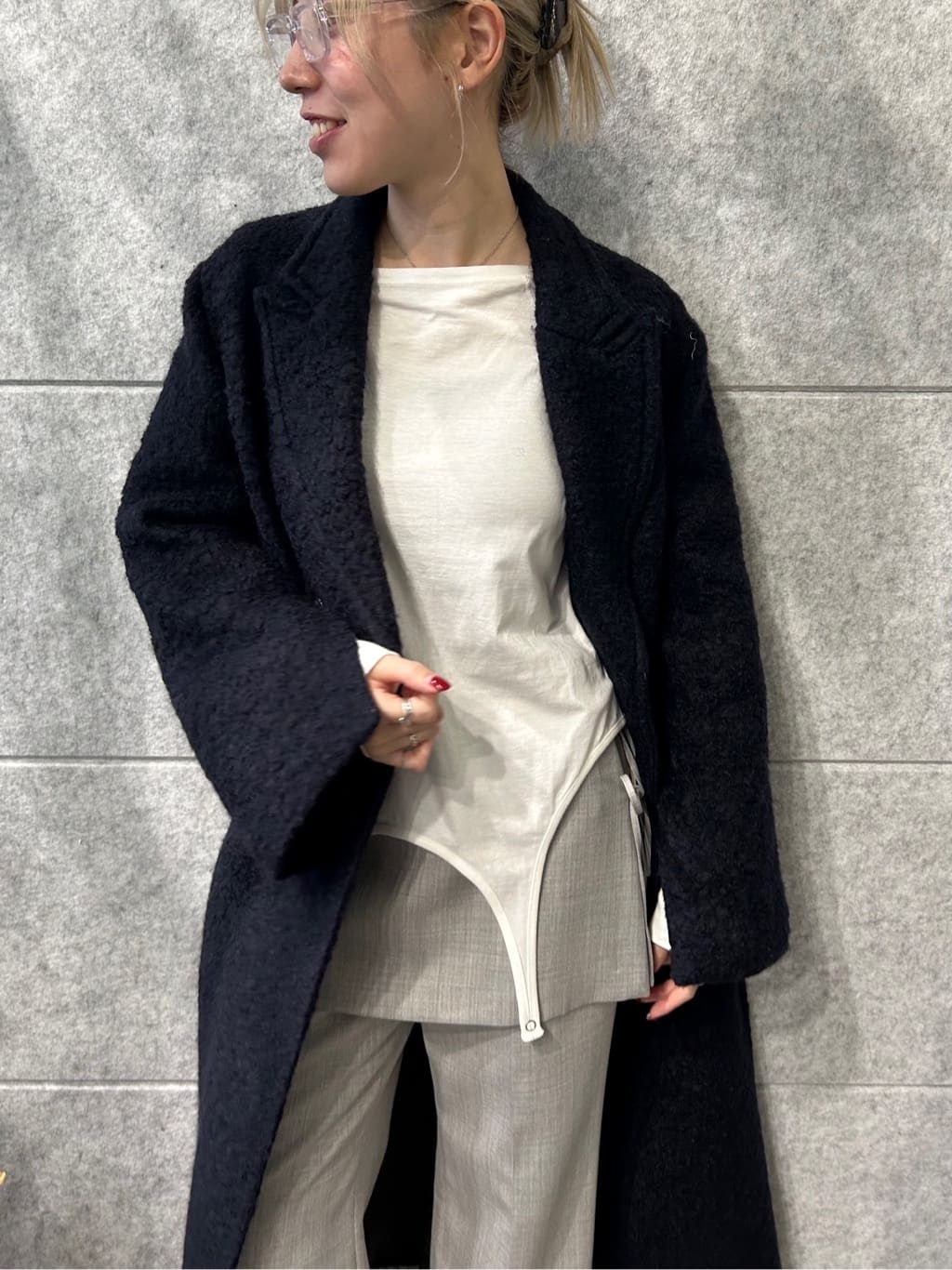 honoka Aさんの「CODE A｜M long coat」を使ったコーディネート