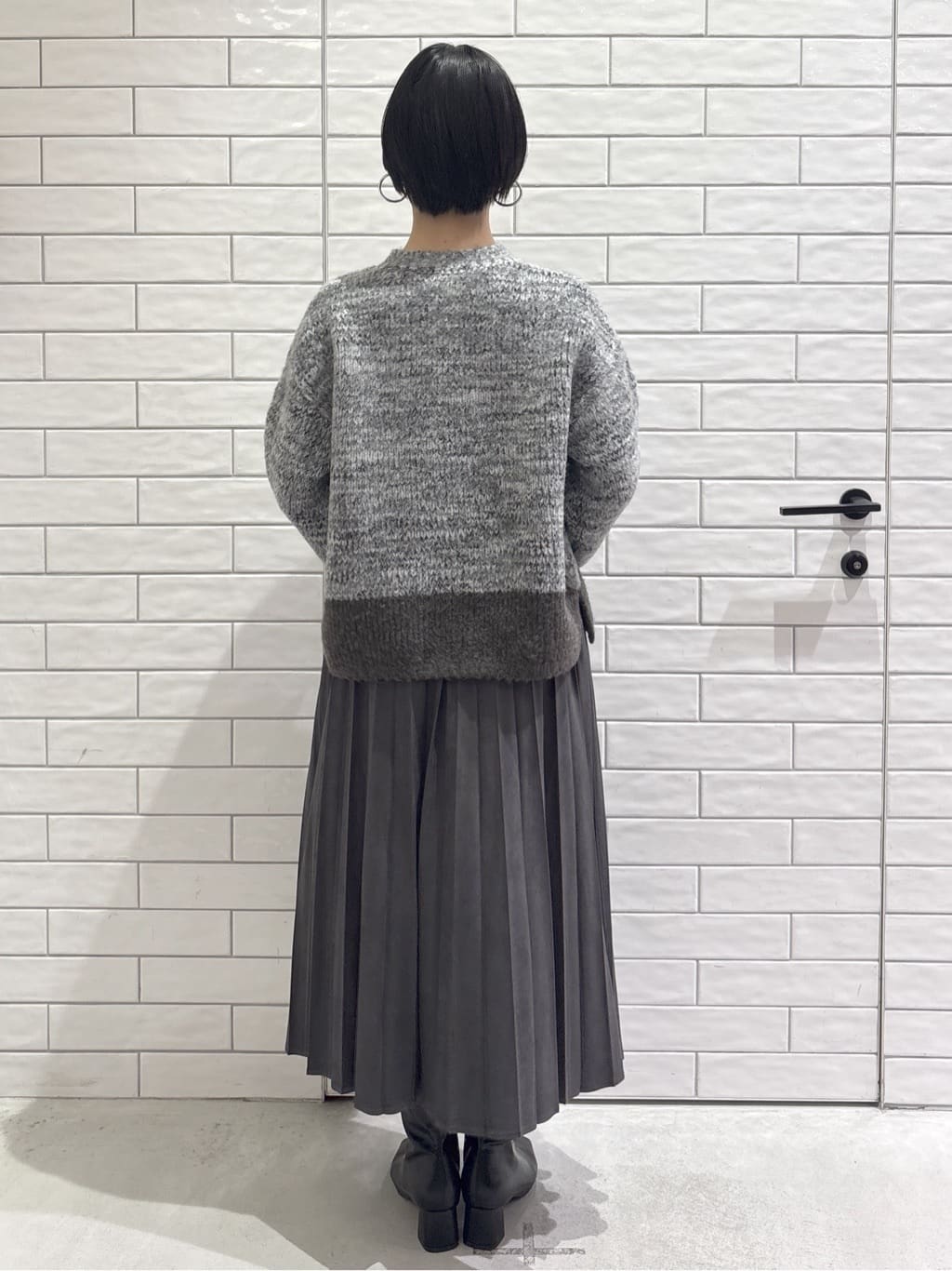 ayumiさんの「OPAQUE.CLIP｜カラーMIXミドルゲージニット【洗濯機OK】」を使ったコーディネート