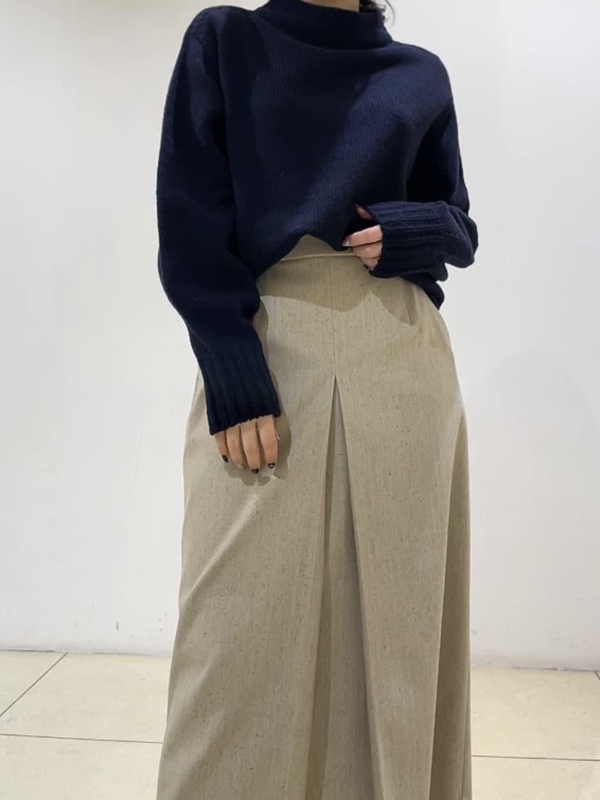 watanabeさんの「UNTITLED｜【洗える】スポンディッシュ ボトルネックニット」を使ったコーディネート