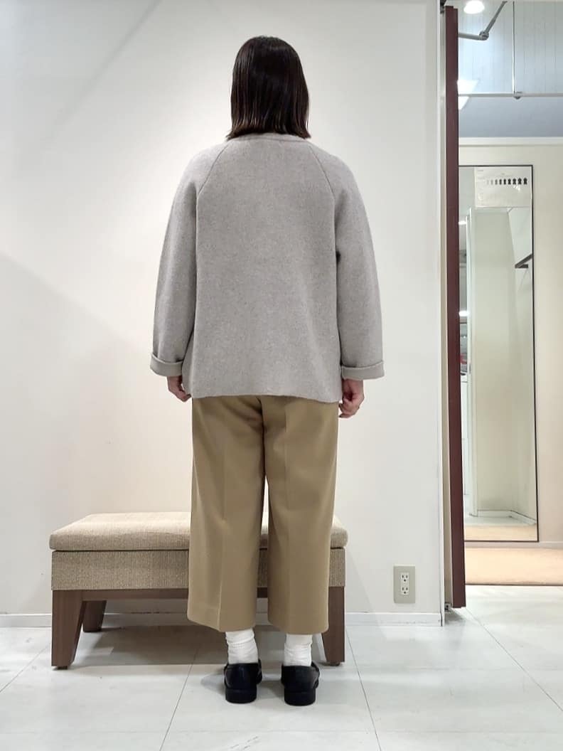 YUIさんの「UNTITLED｜【軽アウター/ミドル丈】ウールニットコーディガン」を使ったコーディネート