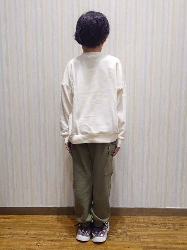 Yuiさんの「SHOO･LA･RUE｜【100-150cm】裏起毛BOYSアソートスウェット」を使ったコーディネート