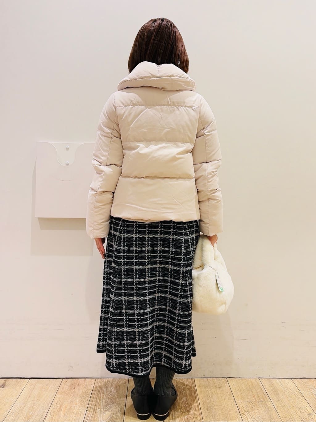 YUKOさんの「index｜KAWADAダウンショートコート【撥水／洗濯機OK／静電気防止裏地】《XS～LL》」を使ったコーディネート
