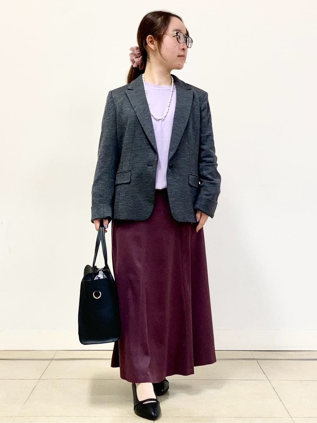 tomominさんの「Reflect｜【ゆったり着られる◎】ラグランスリーブニット」を使ったコーディネート