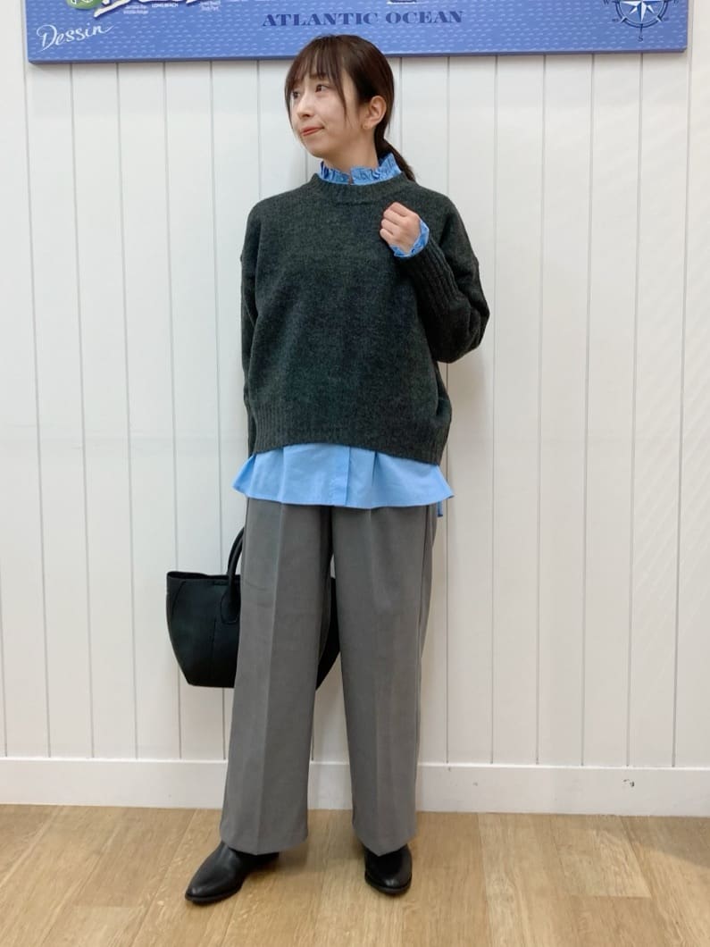 yoshiさんの「Dessin｜【撥水・2WAY】ミュラーダウンコートミドル丈」を使ったコーディネート