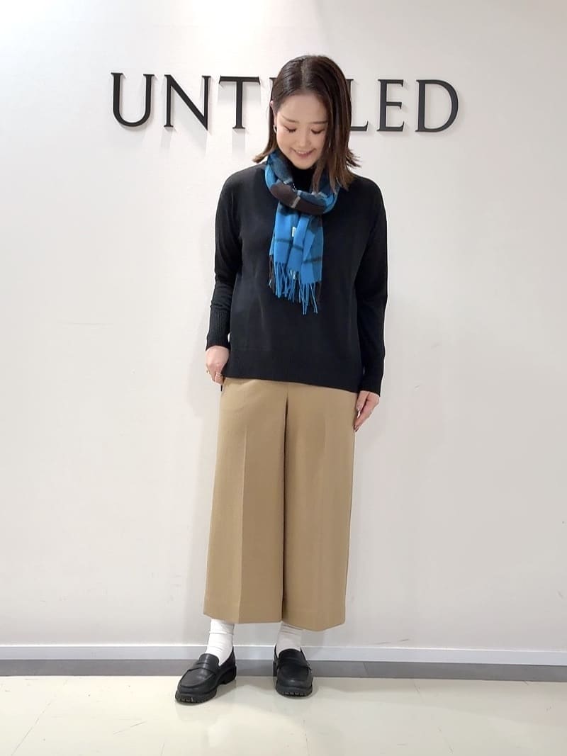 YUIさんの「UNTITLED｜【エレガント／ミディアウター】ミックスヘリンボンコート」を使ったコーディネート