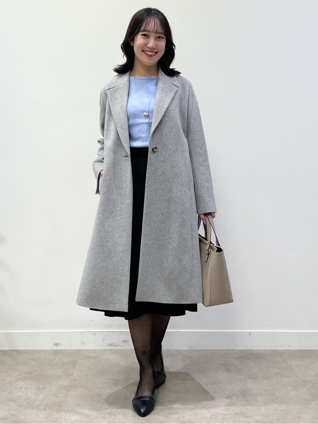 yukariさんの「Reflect｜【選べる6色／長く着られる◎】ボートネックニット」を使ったコーディネート