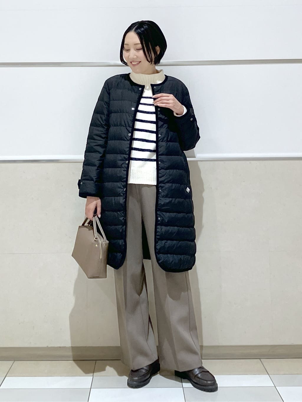 eriko さんの「Dessin｜【撥水・2WAY】ミュラーダウンコートロング丈」を使ったコーディネート