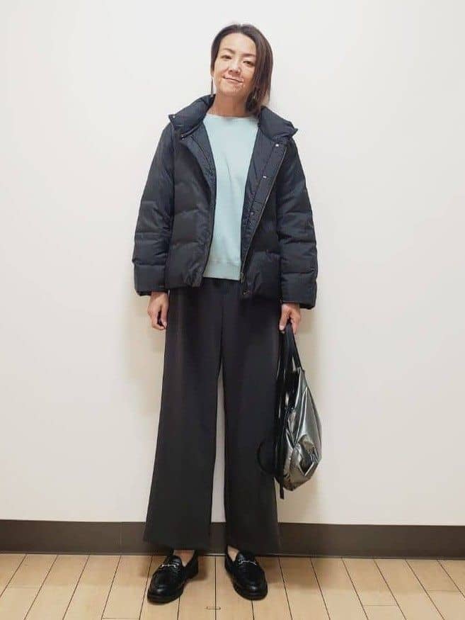 yuuさんの「Reflect｜【すっきりシルエット】ショート丈ダウンコート」を使ったコーディネート