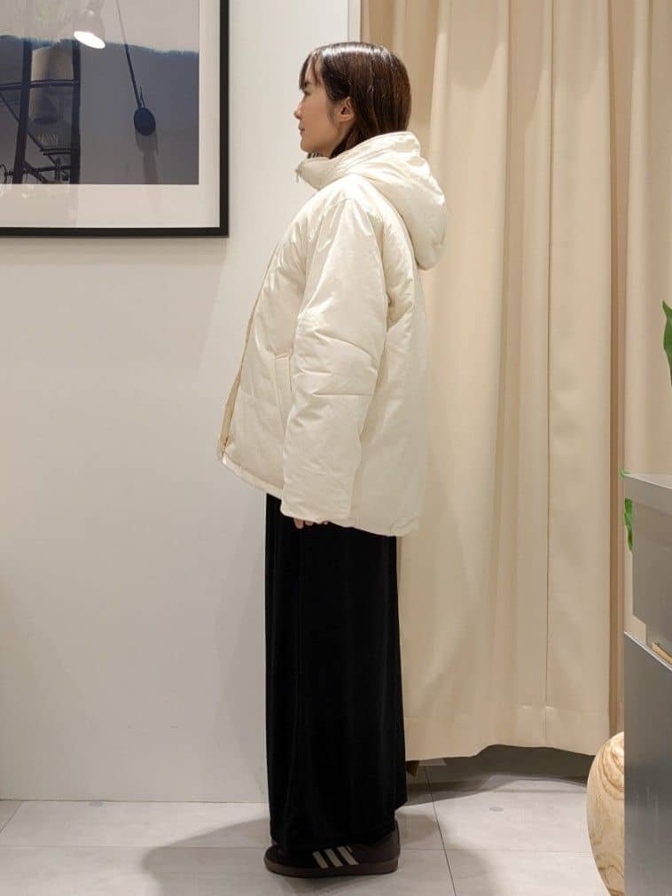 なめさんの「THE SHOP TK｜【ぎゅっとされているような暖かさ】撥水中綿ブルゾン」を使ったコーディネート
