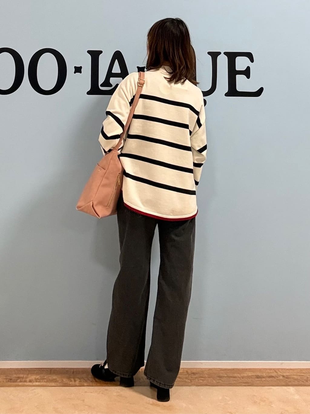 Naaatsuさんの「SHOO･LA･RUE｜【SHOO・LA・RUE DENIM/SS-LL】程よい厚みの ストレートデニムパンツ（10.5オン」を使ったコーディネート