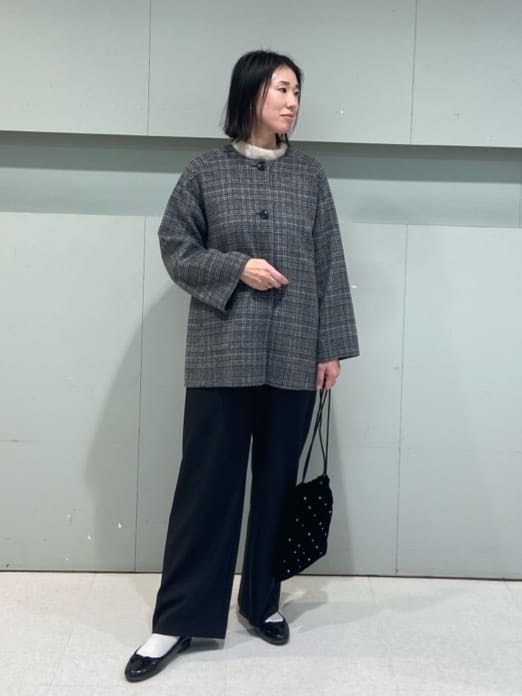 hitomiさんの「UNTITLED｜【ミディ丈/軽やか】セミラグランリバー コート」を使ったコーディネート