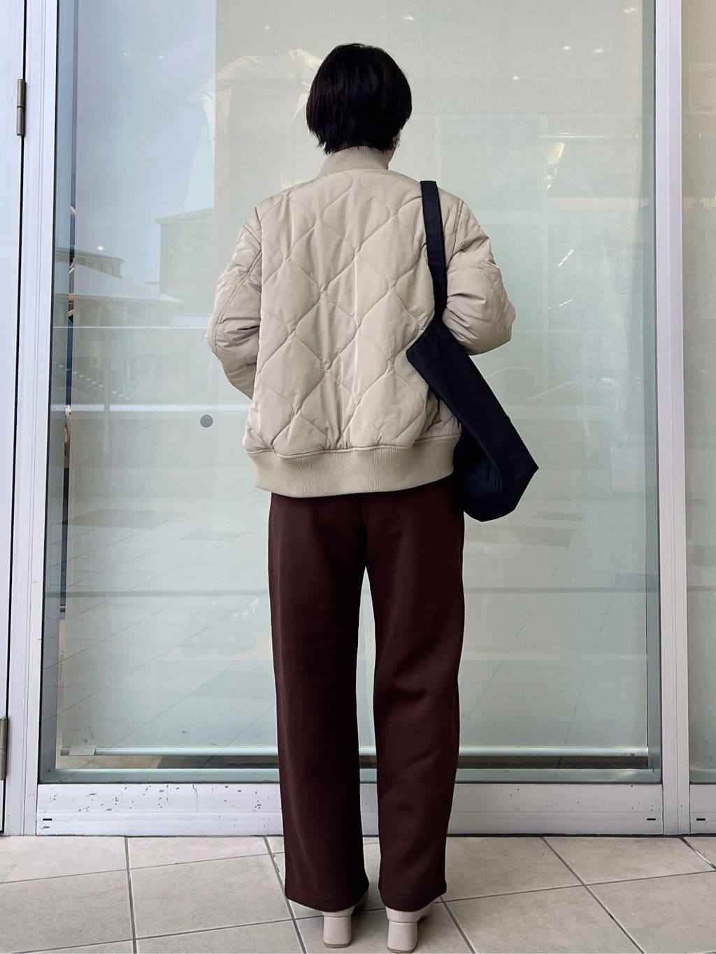 yo-koさんの「OPAQUE.CLIP｜《リバーシブル》キルティングブルゾン」を使ったコーディネート