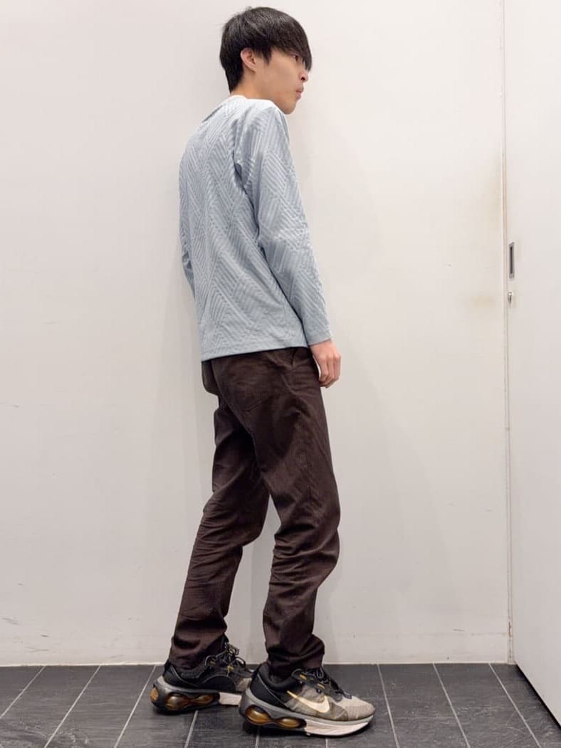 ちびちゃんさんの「THE SHOP TK｜【長く愛せる、定番ロンT】リンクスジャカード長袖Tシャツ」を使ったコーディネート