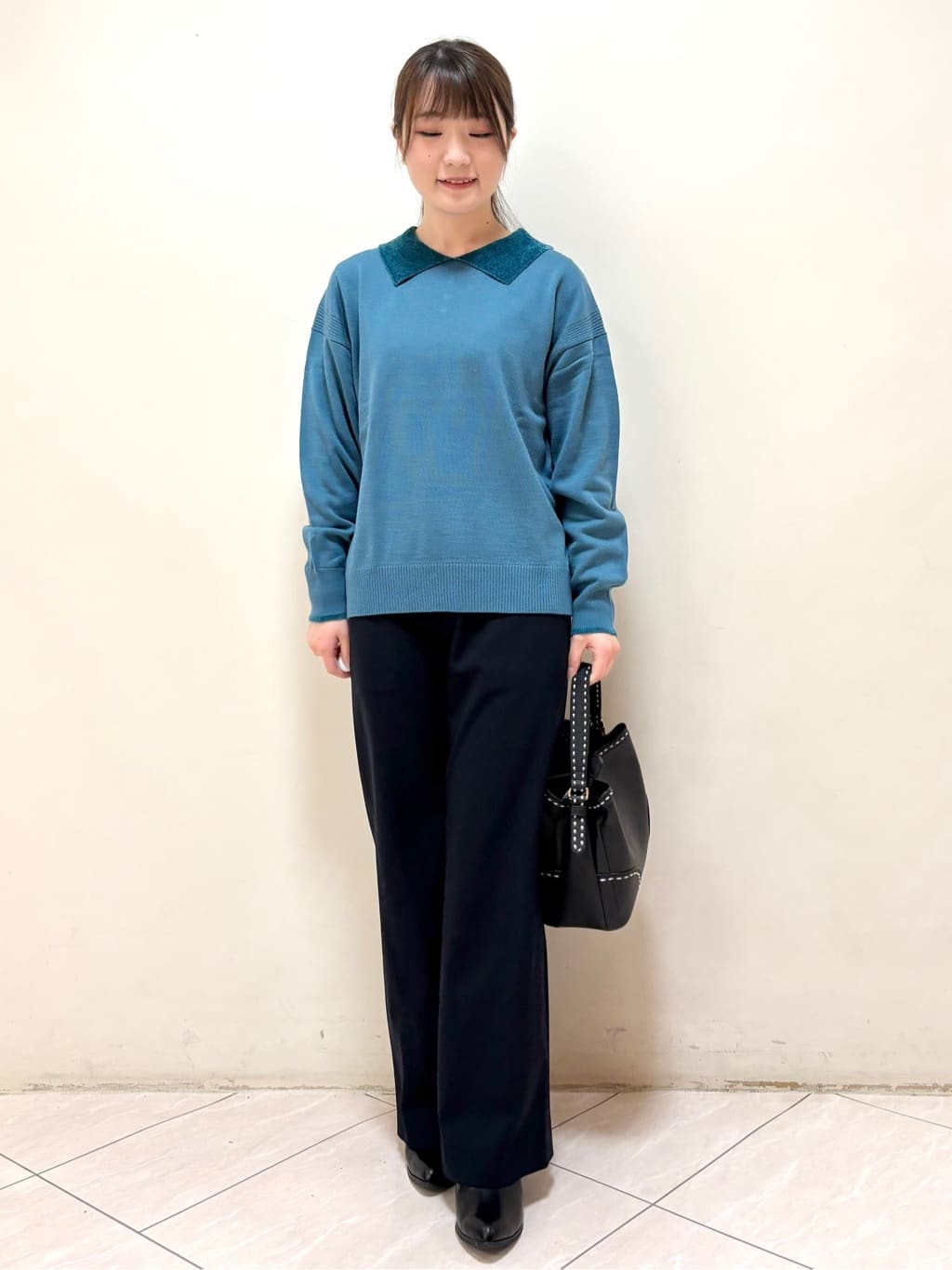 mikiさんの「Reflect｜【着映え◎】衿つきニットトップス」を使ったコーディネート