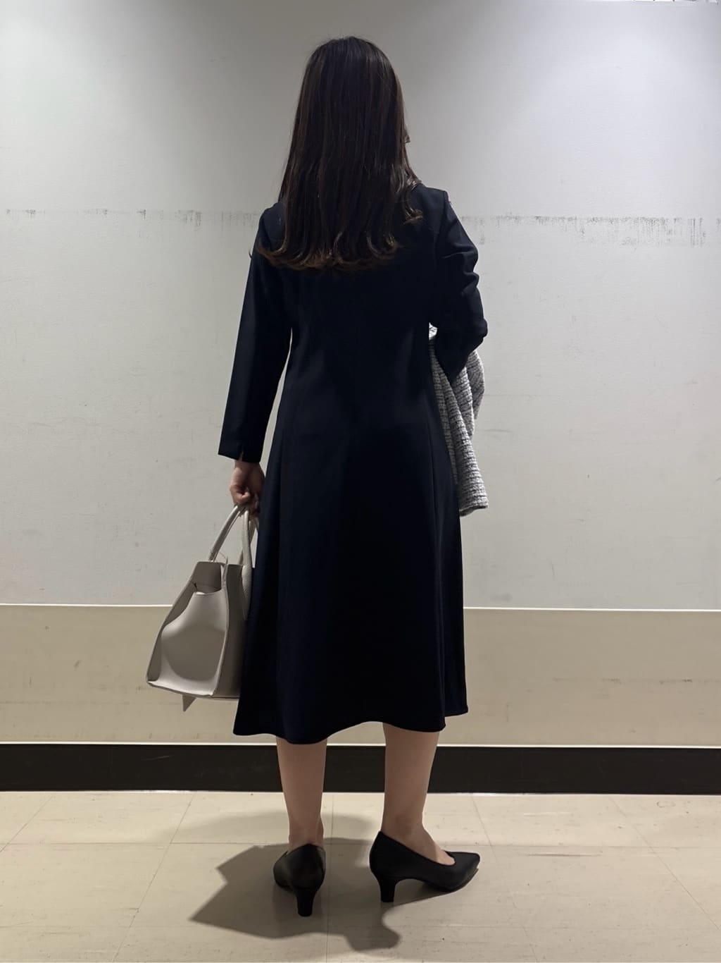 kahoさんの「INDIVI｜【洗える／UVケア】ジョーゼットフレアワンピース」を使ったコーディネート