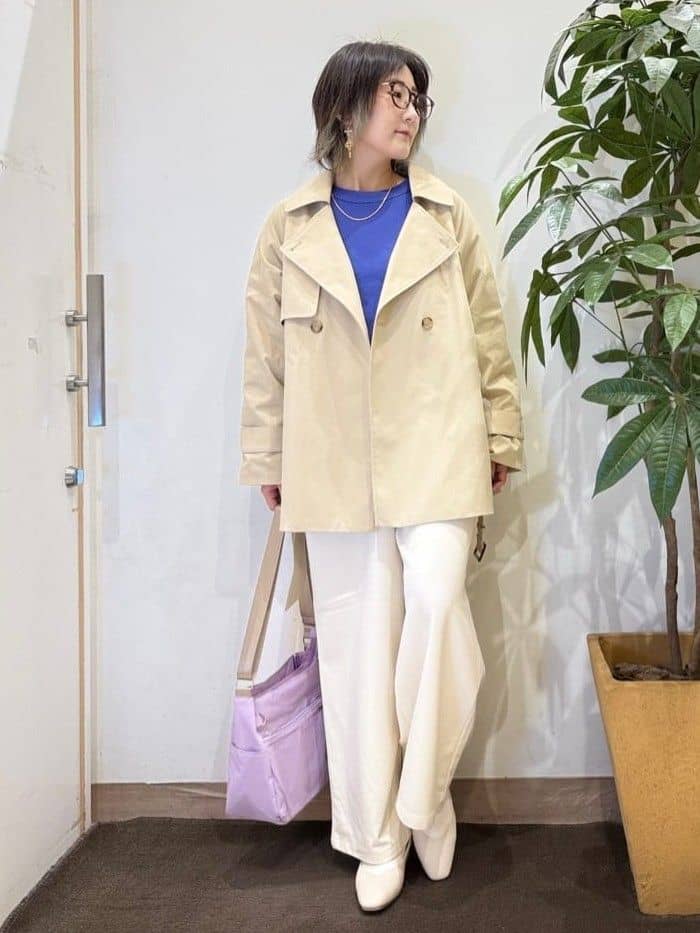 misakiさんの「SHOO･LA･RUE｜【高レビュー/洗濯機可/S-LL】さらに軽くなった スポンディッシュ裾フェイクトップス」を使ったコーディネート