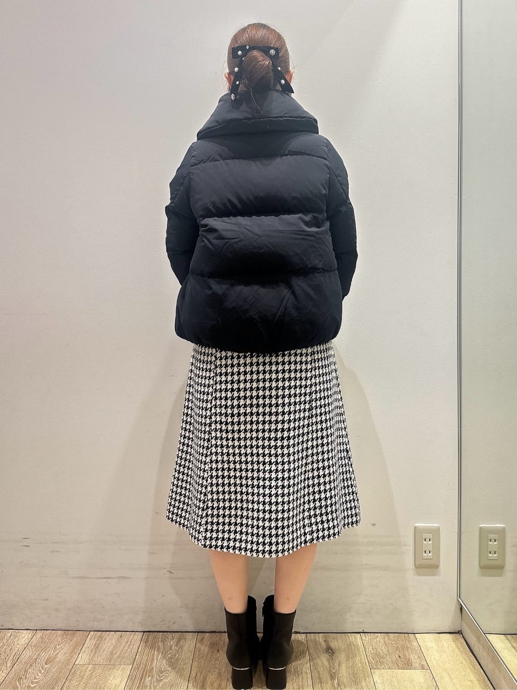 MOMOさんの「index｜KAWADAダウンショートコート【撥水／洗濯機OK／静電気防止裏地】《XS～LL》」を使ったコーディネート