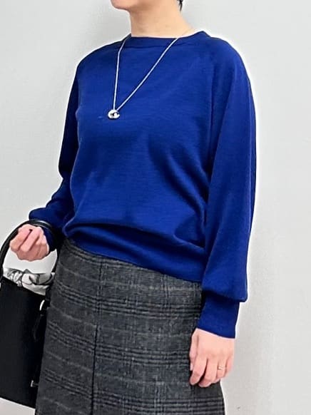 みなこさんの「UNTITLED｜【ふんわり/タイト見え】グレンチェックスカート」を使ったコーディネート