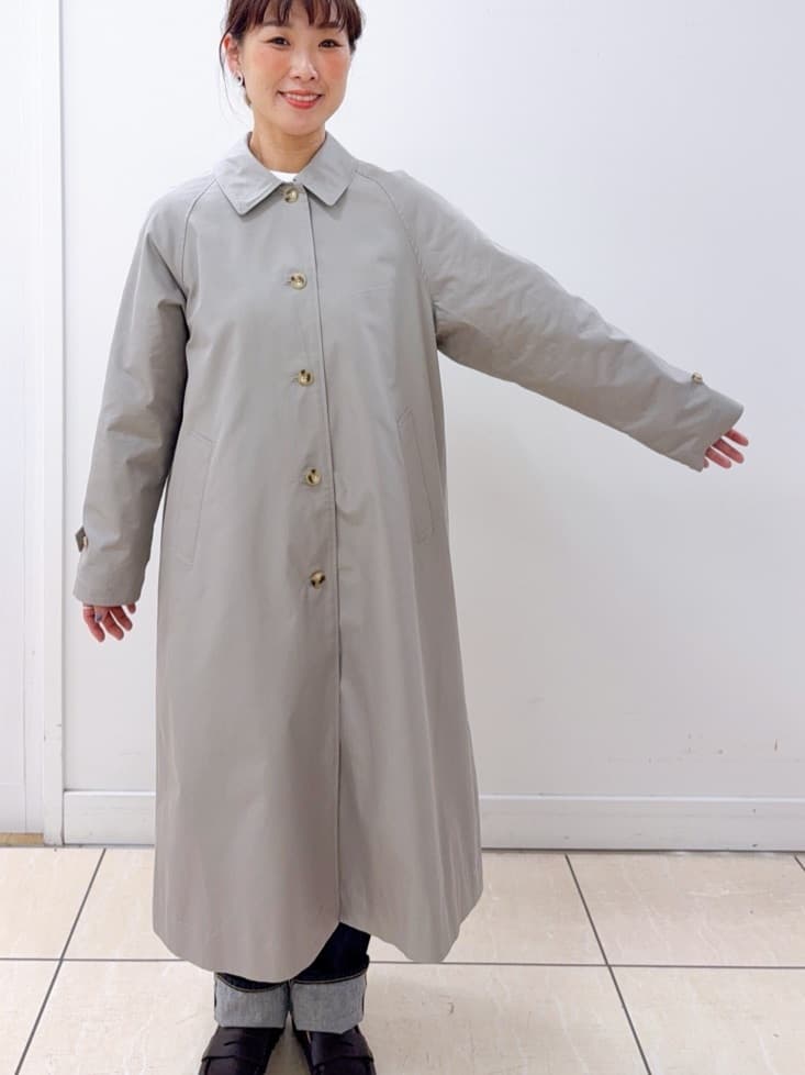 Osawaさんの「Dessin｜シャンブレースプリングコート」を使ったコーディネート