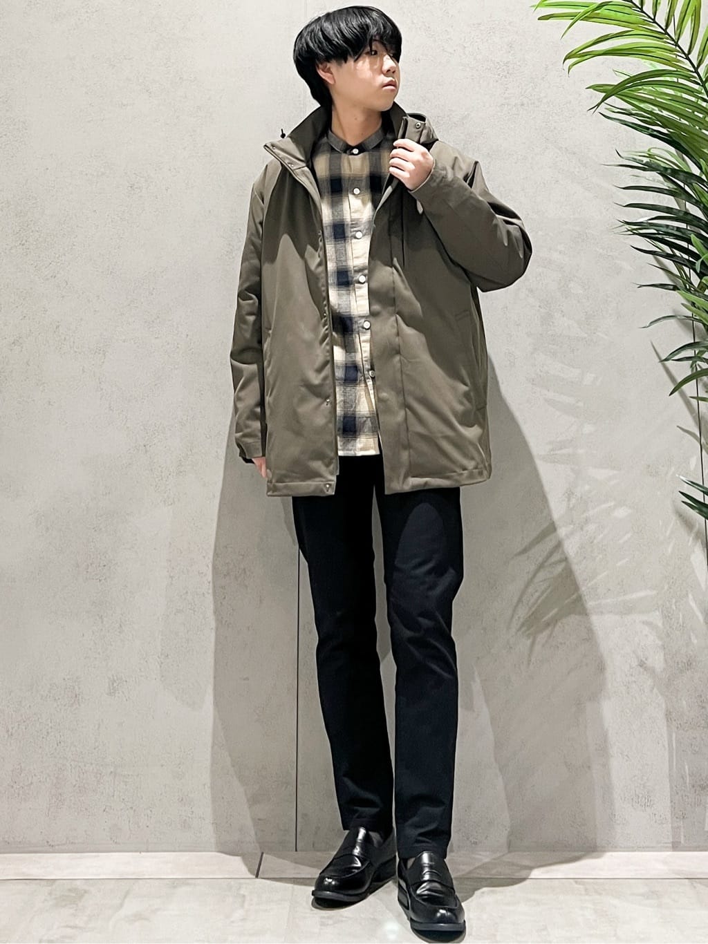 SHI-MAさんの「THE SHOP TK｜【3WAY】中綿ライナー付き カルゼコート　洗濯機OK/ON・OFF対応」を使ったコーディネート