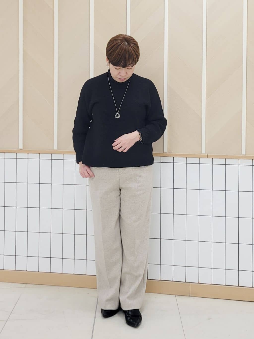 tomoさんの「COUP DE CHANCE｜【フランス産ホワイトダックダウン／FP800保温性◎／抗菌防臭／手洗い可】ロングダウンコート」を使ったコーディネート