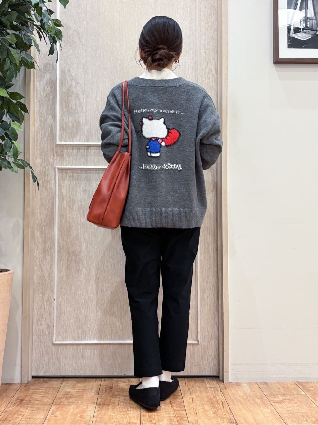 なみさんの「SHOO･LA･RUE｜【高レビュー/洗濯機可/SS-LL】あったか裏起毛 のびのびストレッチ テーパードパンツ」を使ったコーディネート