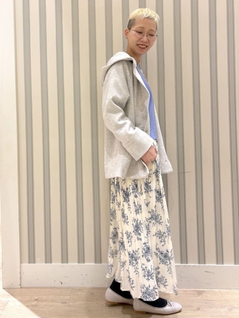 Ayumiさんの「grove｜毎日着たくなる、もちもち畦編みニット」を使ったコーディネート