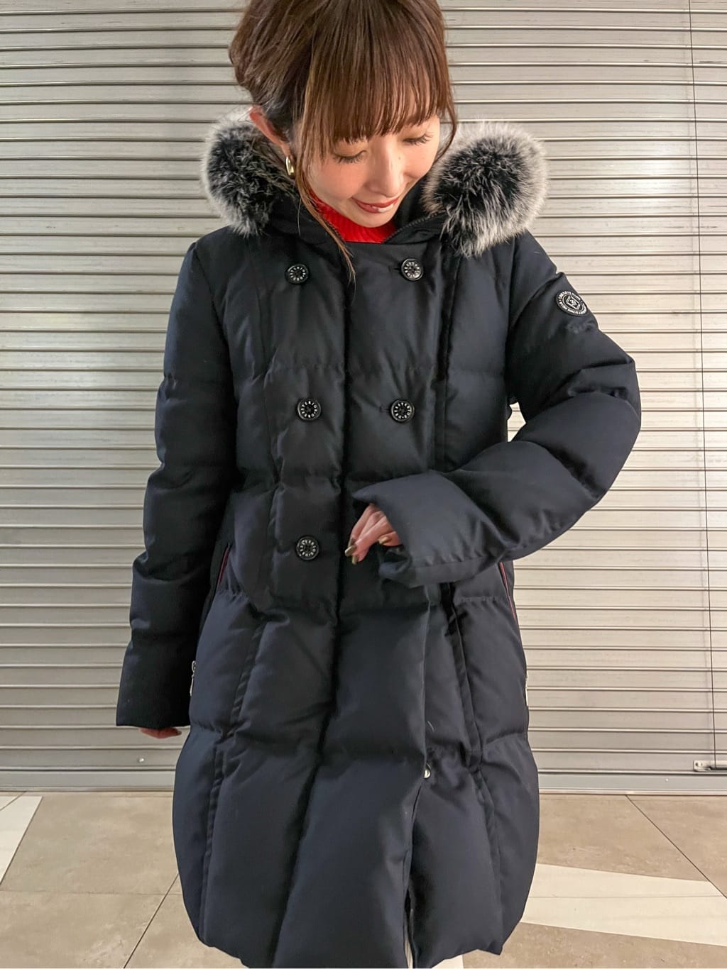 じゅんさんの「DRESSTERIOR｜コーデュロイジャージタイトスカート」を使ったコーディネート