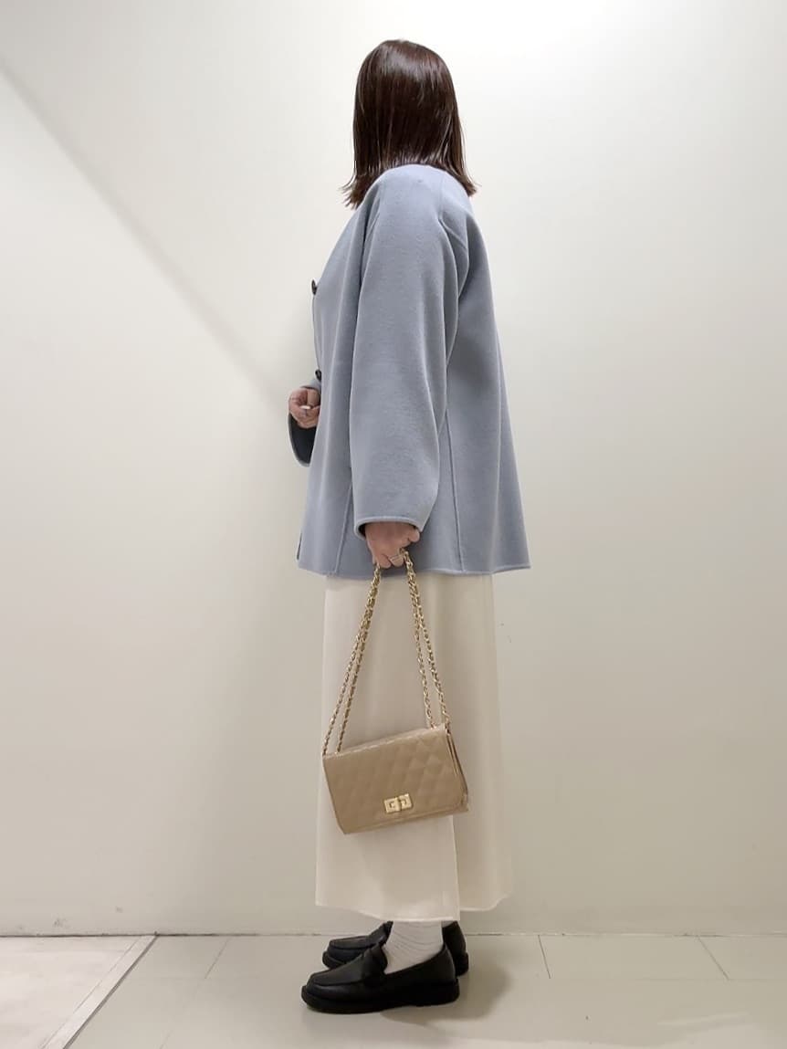 YUIさんの「UNTITLED｜【ミディ丈/軽やか】セミラグランリバー コート」を使ったコーディネート