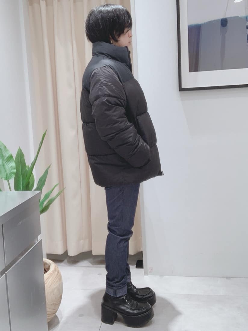 坂。さんの「THE SHOP TK｜【撥水/洗濯機可】寒い季節でも快適 中綿スタンドブルゾン」を使ったコーディネート